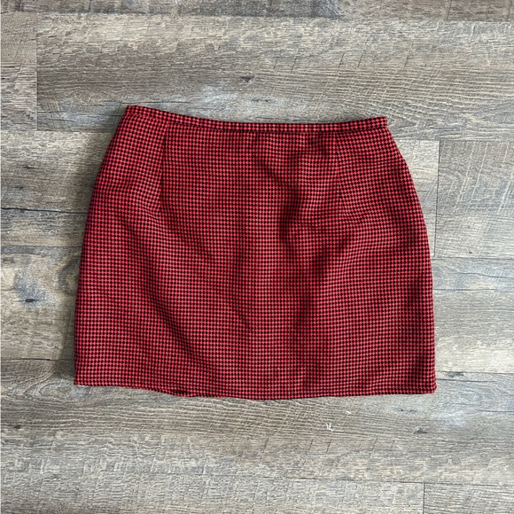 Betsey Mini Skirt - Red Gingham main image 1